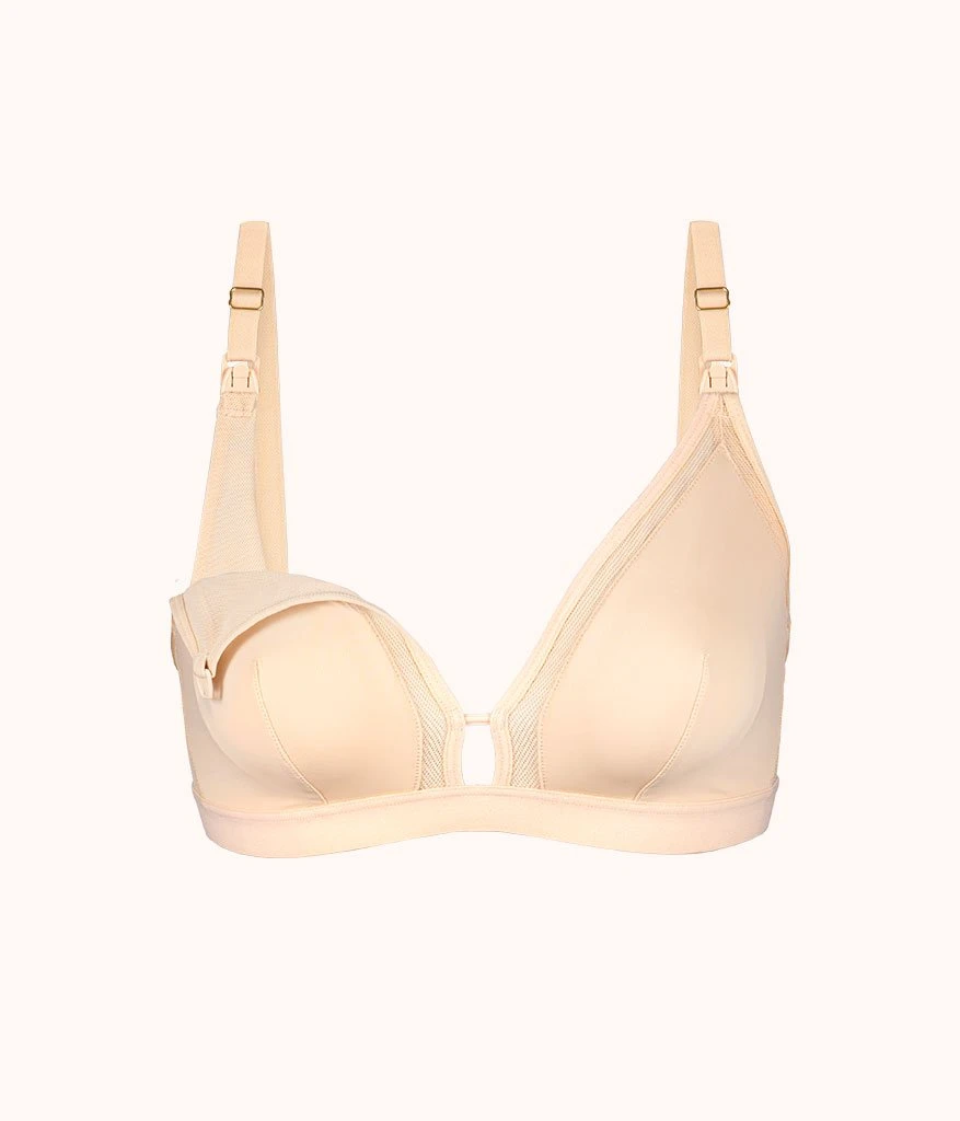 The Busty Nursing Bralette Bundle: Jet Black/Toasted Almond 9 The Busty Nursing Bralette Bundle: Jet Black/Toasted Almond - Image 7