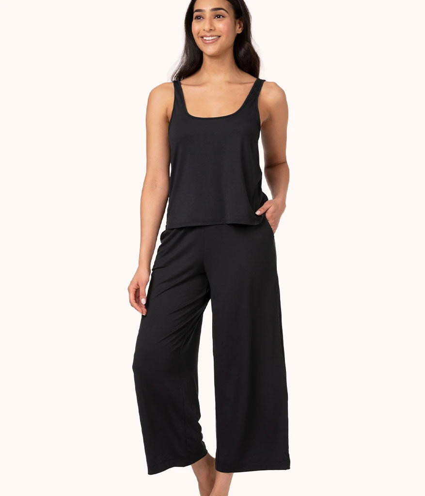 The All-Day Wide Leg Pant: Jet Black 3 The All-Day Wide Leg Pant: Jet Black