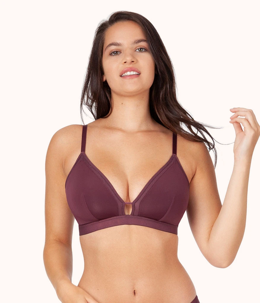 The Busty Bralette: Plum 3 The Busty Bralette: Plum