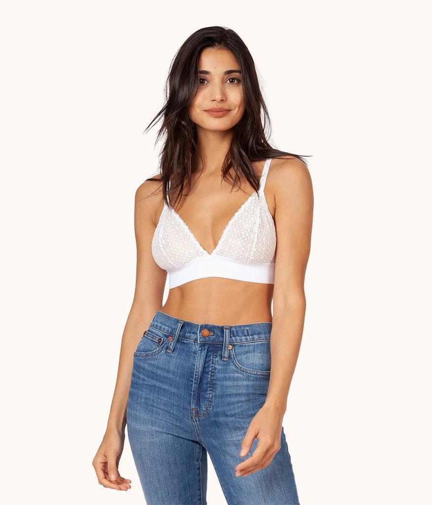 The Crochet Lace Bralette: White 3 The Crochet Lace Bralette: White