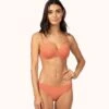 The Lace No-Wire Push-Up: Terracotta