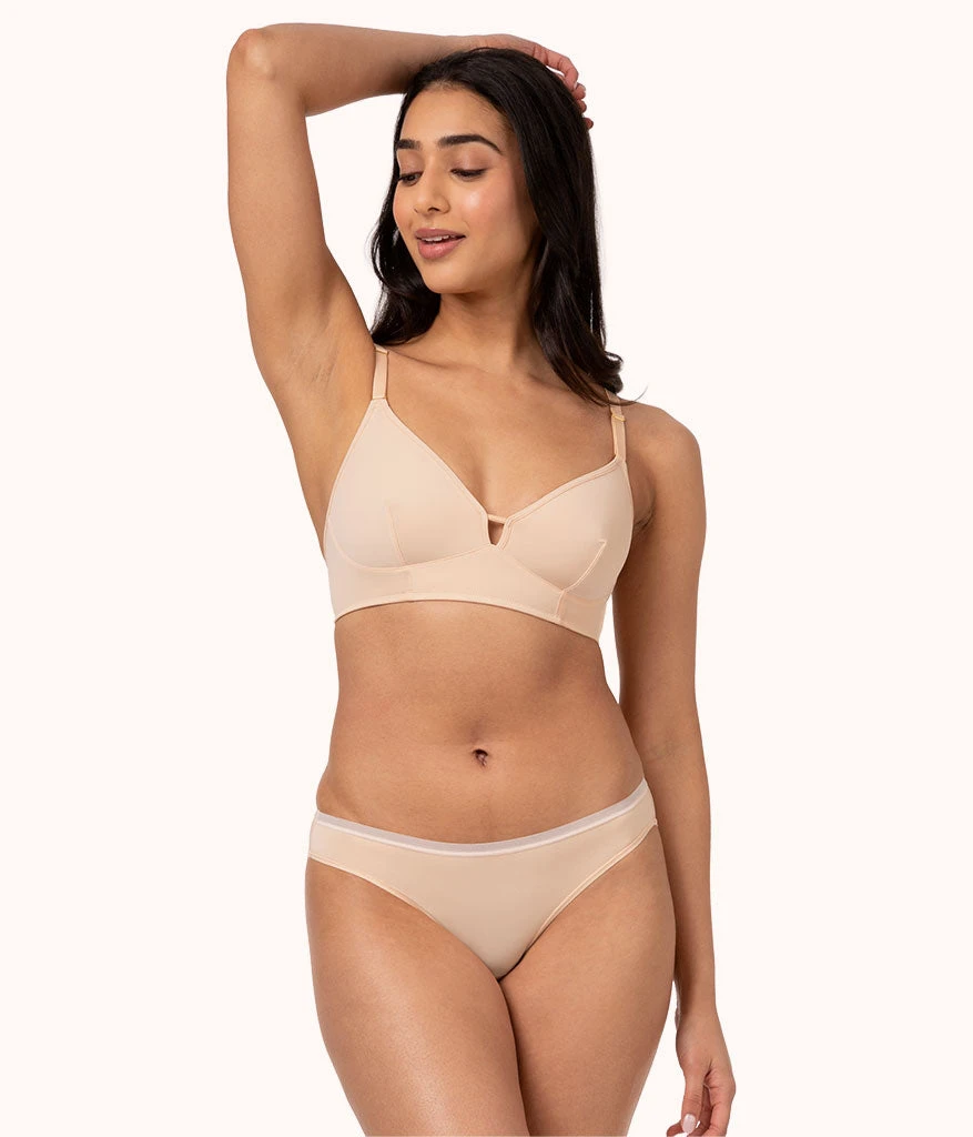 The Low Back Bralette: Toasted Almond 3 The Low Back Bralette: Toasted Almond