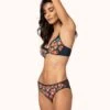 The Mesh Back Bikini - Print: Poppy Floral -LuxeIntimates Store 1 on model front mesh back bikini print poppy floral e4ea2d53 d927 4bb3 999a 8fb583d055e8