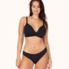 The No-Wire Nursing Bra: Jet Black -LuxeIntimates Store 1 on model front no wire maternity jet black c8bf0ce0 3105 46aa 8803 c68fd4082d4e