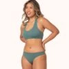 The Seamless Thong: Harbor Green