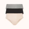 The All-Day Brief Bundle: Heather Gray/Jet Black/Toasted Almond