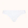 The Cotton Thong: Mini Polka -LuxeIntimates Store 1 product flat front cotton thong mini polka 94c969de d2aa 4e57 b4e5 7f1a9f0a66df