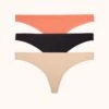 The Seamless Thong Bundle: Terracotta/Jet Black/Toasted Almond -LuxeIntimates Store 1 product flat front seamless thong bundle multi 045fa12c e235 457c 9fe1 91fca60eebe4