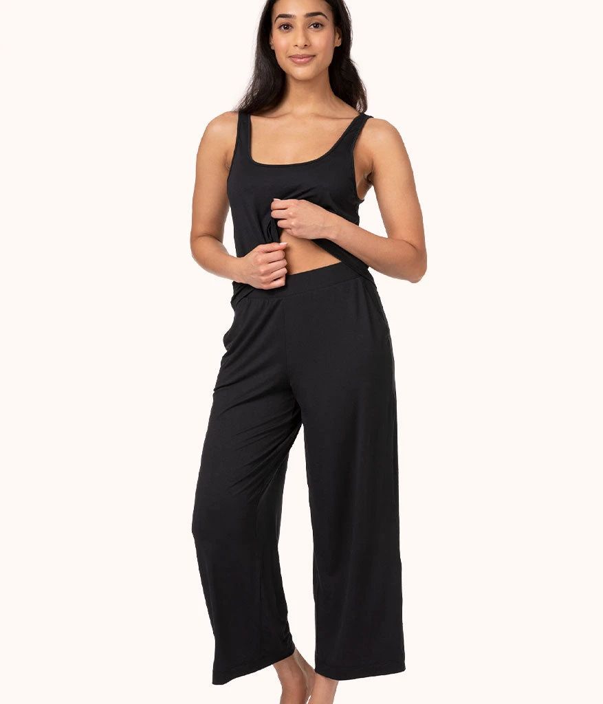 The All-Day Wide Leg Pant: Jet Black 4 The All-Day Wide Leg Pant: Jet Black - Image 2
