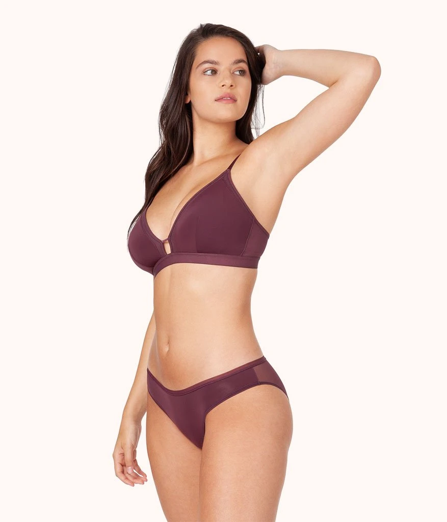 The Busty Bralette: Plum 4 The Busty Bralette: Plum - Image 2
