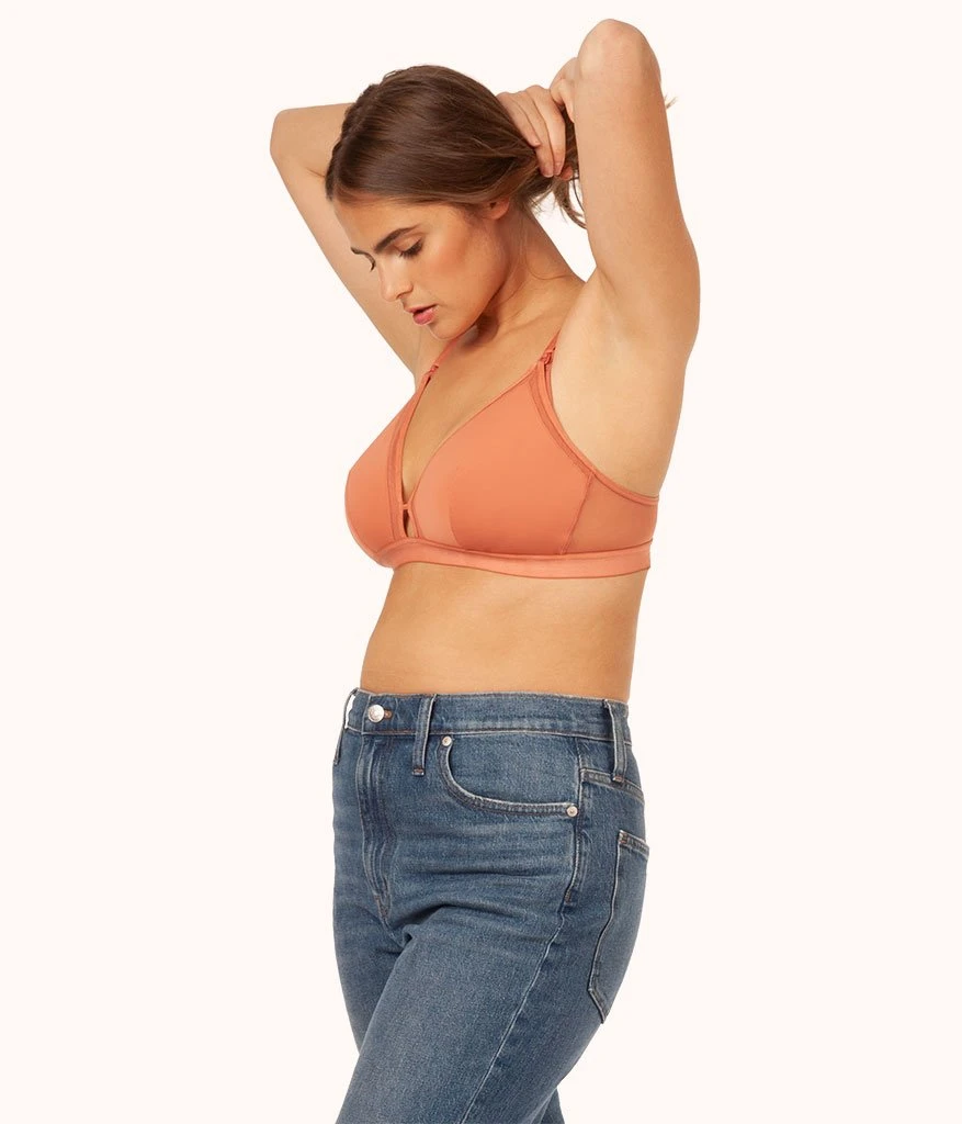 The Busty Nursing Bralette: Terracotta 4 The Busty Nursing Bralette: Terracotta - Image 2