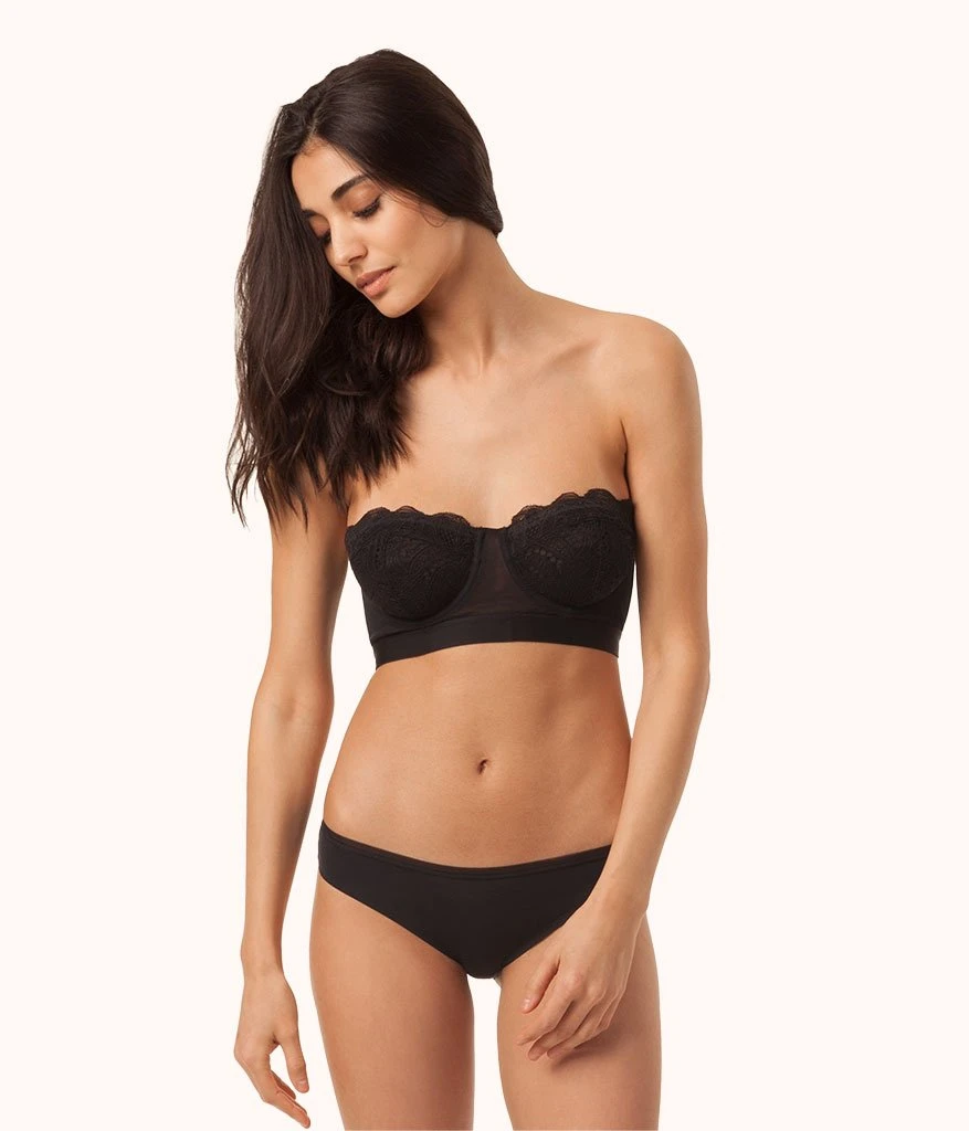 The Lace Strapless Bundle: Jet Black/Toasted Almond 4 The Lace Strapless Bundle: Jet Black/Toasted Almond - Image 2