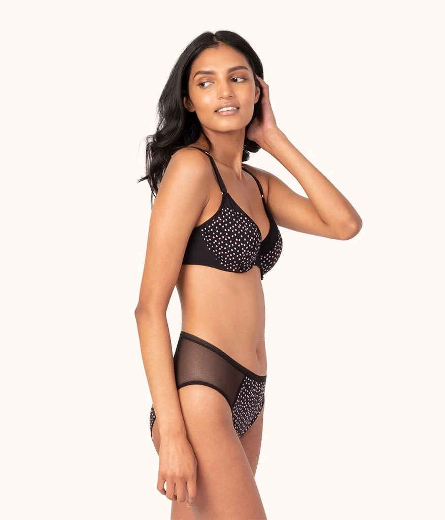 The Unlined Balconette Bra - Print: Painted Polka 4 The Unlined Balconette Bra - Print: Painted Polka - Image 2