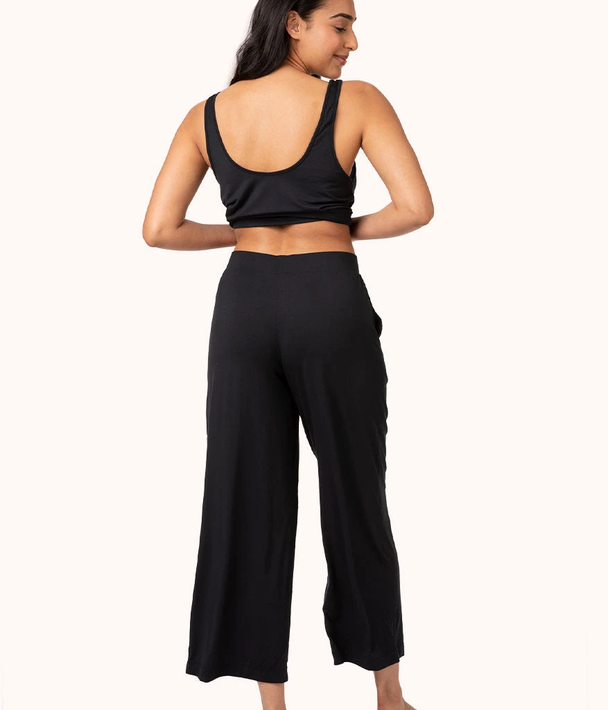 The All-Day Wide Leg Pant: Jet Black 5 The All-Day Wide Leg Pant: Jet Black - Image 3