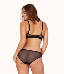 The Busty Nursing Bralette: Jet Black -LuxeIntimates Store 3 on model back busty maternity bralette jet black 56f89a2e 6bd0 46f9 9bc9 9df77a8aae52