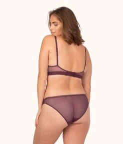 The Busty Nursing Bralette: Plum 10 The Busty Nursing Bralette: Plum -LuxeIntimates Store 3 on model back busty maternity bralette plum 40633901 222c 42e0 bb07 d17e45087ca8