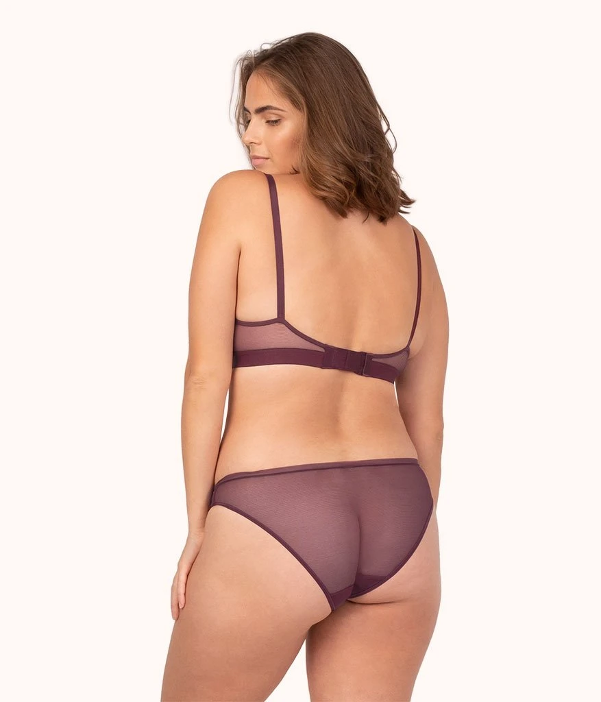 The Busty Nursing Bralette: Plum 5 The Busty Nursing Bralette: Plum - Image 3