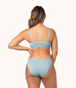 The Seamless Bikini: Sky Blue 9 The Seamless Bikini: Sky Blue -LuxeIntimates Store 3 on model back seamless bikini sky blue c5fcd805 8262 40b0 8891 777332661dfc