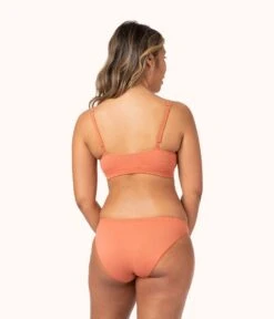 The Seamless Bikini: Terracotta 9 The Seamless Bikini: Terracotta -LuxeIntimates Store 3 on model back seamless bikini terracotta 0d6552c4 bc16 4cb5 b7eb a6ed1f9e3bff