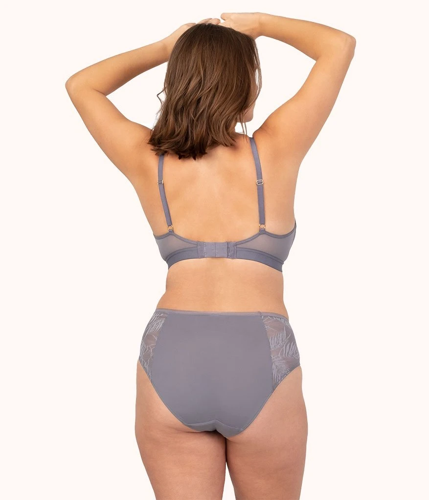 The Smooth Lace Busty Bralette: Smoke 5 The Smooth Lace Busty Bralette: Smoke - Image 3