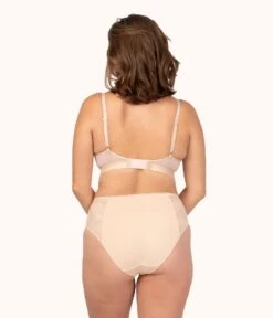 The Smooth Lace Busty Bralette: Toasted Almond 9 The Smooth Lace Busty Bralette: Toasted Almond -LuxeIntimates Store 3 on model back smooth lace busty bralette toasted almond fd3add76 fbbf 4995 adf0 0c425a530374