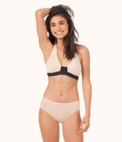 The All-Day Brief 5-Pack: Heather Gray/Jet Black/Toasted Almond -LuxeIntimates Store 3 on model front1 all day brief 5 pack multi 80192e52 7077 4f49 b1af 8525646405ed