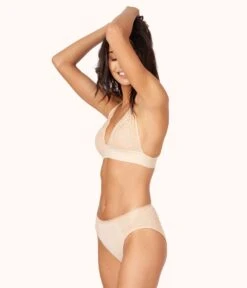 The Long-Lined Lace Bralette Trio: Terracotta/Jet Black/Toasted Almond 8 The Long-Lined Lace Bralette Trio: Terracotta/Jet Black/Toasted Almond -LuxeIntimates Store 3 on model front1 long lined lace bralette trio multi 722825a3 cb3d 4ee5 88ba 7f5e578bc9cf