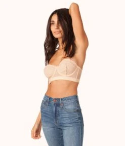 The Lace Strapless Bundle: Jet Black/Toasted Almond 7 The Lace Strapless Bundle: Jet Black/Toasted Almond -LuxeIntimates Store 3 on model front2 lace strapless bundle toasted almond jet black 15b6c875 0821 470a ab73 44b79c56979a