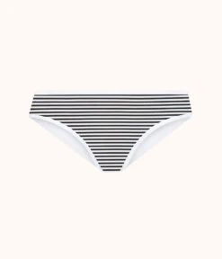 The Cotton Bikini Bundle: Heather Gray/Jet Black/Black/White Mini Stripe -LuxeIntimates Store 3 product flat front2 cotton bikini bundle multi 81872c00 241f 47f1 9221 3971d1137327
