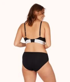 The All-Day Brief 5-Pack: Jet Black -LuxeIntimates Store 4 on model front2 all day brief 5 pack jet black c59dfd0d 0536 4dbc 9702 1e027b99e07f