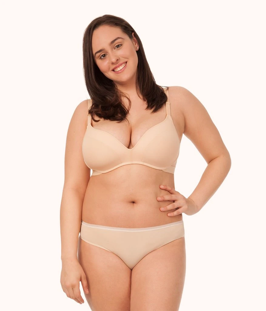 The No-Wire Push-Up Trio: Toasted Almond/Jet Black/Plum 6 The No-Wire Push-Up Trio: Toasted Almond/Jet Black/Plum - Image 4