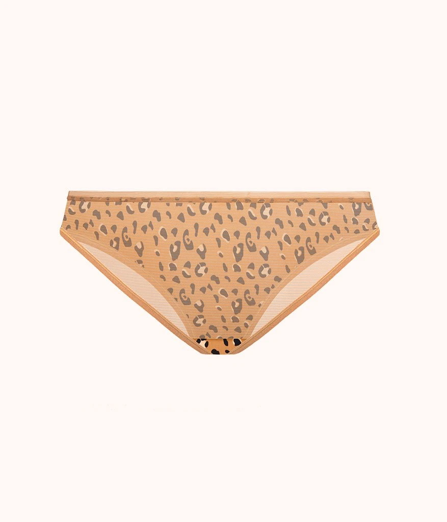 The Mesh Back Bikini - Print: Latte Leopard 6 The Mesh Back Bikini - Print: Latte Leopard - Image 4