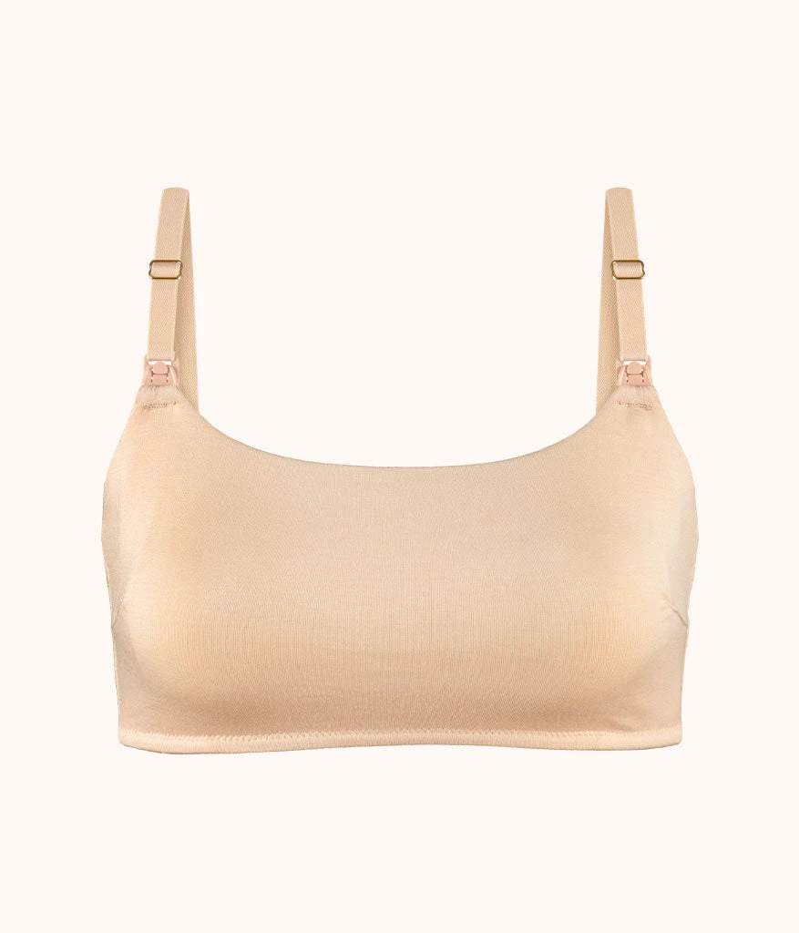 The All-Day Nursing Bralette: Toasted Almond 6 The All-Day Nursing Bralette: Toasted Almond - Image 4