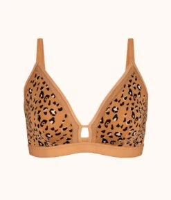 The Busty Bralette - Print: Latte Leopard -LuxeIntimates Store 4 product flat front busty bralette latte leopard cf9e9937 dc0f 4e6c bfcc 9b0984fee8d5