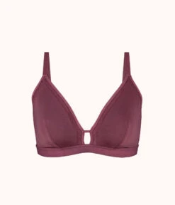 The Busty Bralette: Plum 8 The Busty Bralette: Plum -LuxeIntimates Store 4 product flat front busty bralette plum fc63627e bc36 42b3 b930 75bd9b9a6575