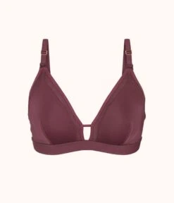 The Busty Nursing Bralette: Plum 11 The Busty Nursing Bralette: Plum -LuxeIntimates Store 4 product flat front busty maternity bralette plum 77ee6104 7b2d 4a2b af95 3845147a3330