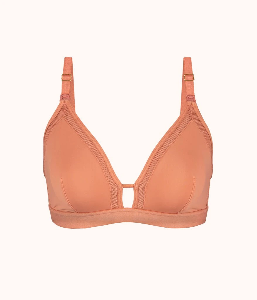 The Busty Nursing Bralette: Terracotta 6 The Busty Nursing Bralette: Terracotta - Image 4