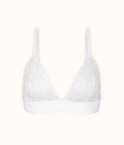 The Crochet Lace Bralette: White 10 The Crochet Lace Bralette: White -LuxeIntimates Store 4 product flat front crochet lace bralette white 2874ea93 575f 4834 aaab c8c064f88712