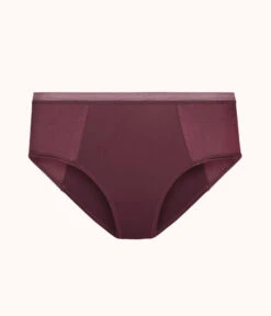 The Luxe High Waist Bikini: Plum -LuxeIntimates Store 4 product flat front luxe high waist bikini plum b89dd038 743a 4535 986b ab16e63ba16b