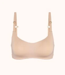 The No-Wire Balconette Bra: Toasted Almond -LuxeIntimates Store 4 product flat front no wire balconette toasted almond 6c63b1e5 d633 4825 b9f3 09b04999a3bb
