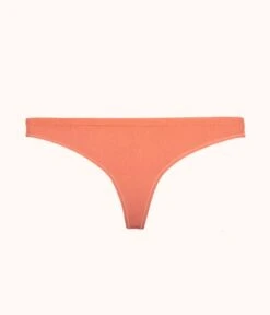 The Seamless Thong: Terracotta -LuxeIntimates Store 4 product flat front seamless thong terracotta f1163eaf 04a0 4e8d 8a53 e29c65564e31