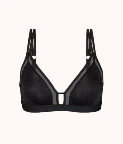 The Smooth Lace Bralette: Jet Black -LuxeIntimates Store 4 product flat front smooth lace bralette jet black b0bd7d8a 0ae7 415d 8ffa f6d6951d31c3