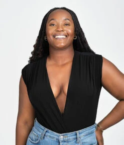 The Smooth Stickies & Body Tape Bundle: Umber -LuxeIntimates Store 5 on model front4 the body tape umber