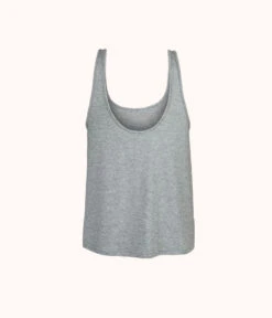 The All-Day Scoop Tank: Heather Grey 11 The All-Day Scoop Tank: Heather Grey -LuxeIntimates Store 5 product flat back all day scoop tank heather gray