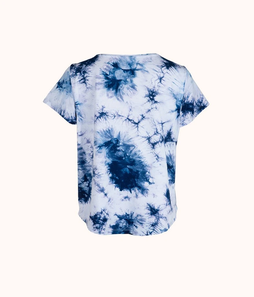 The All-Day Tie Dye Tee: Deep Blue Tie Dye 7 The All-Day Tie Dye Tee: Deep Blue Tie Dye - Image 5