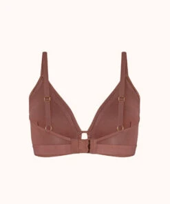 The Busty Bralette: Umber -LuxeIntimates Store 5 product flat back busty bralette umber