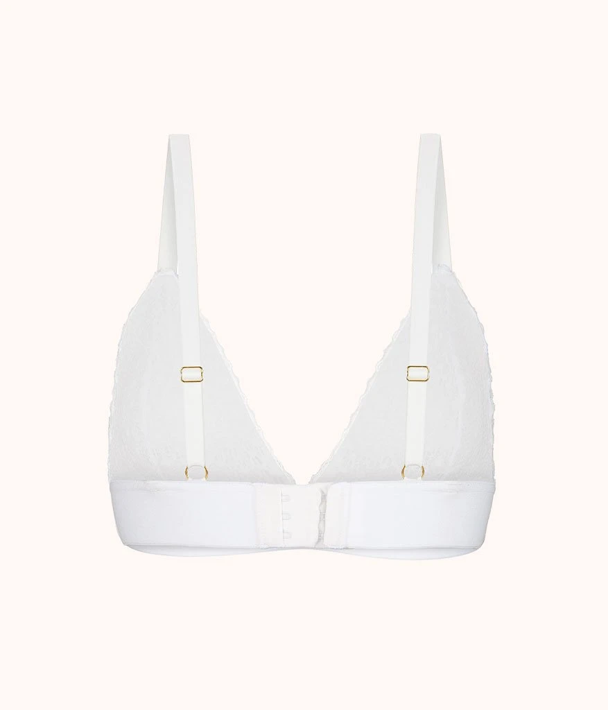 The Crochet Lace Bralette: White 7 The Crochet Lace Bralette: White - Image 5