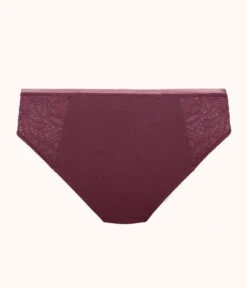The Lace High Waist Bikini: Plum -LuxeIntimates Store 5 product flat back lace high waist bikini plum f8fcc906 37a6 400d 94e0 a942643ed7be