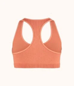 The Seamless Racerback Bralette: Terracotta -LuxeIntimates Store 5 product flat back seamless racerback bralette terracotta 1b74a81d 5814 4deb 8798 0f1a7ef38652