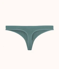 The Seamless Thong: Harbor Green -LuxeIntimates Store 5 product flat back seamless thong harbor green 936f3b1e 1034 49fe be78 909cff78d843